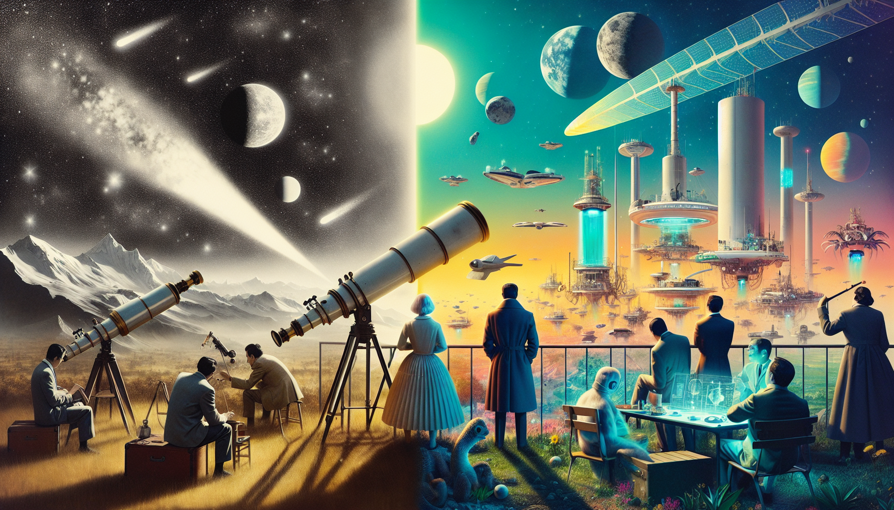 ** When Earth Still Believed in Sky-Watching Romance