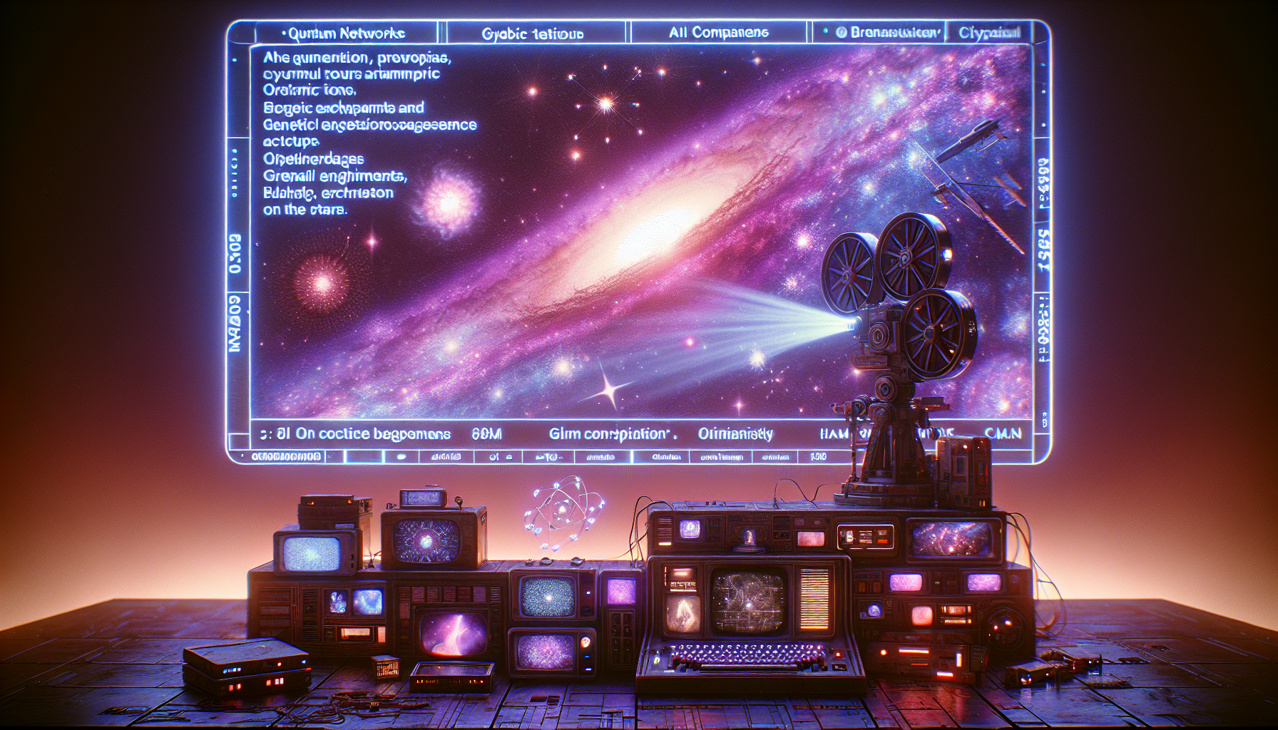 When Ancient Dreamweavers Glimpsed Tomorrow's Galaxies