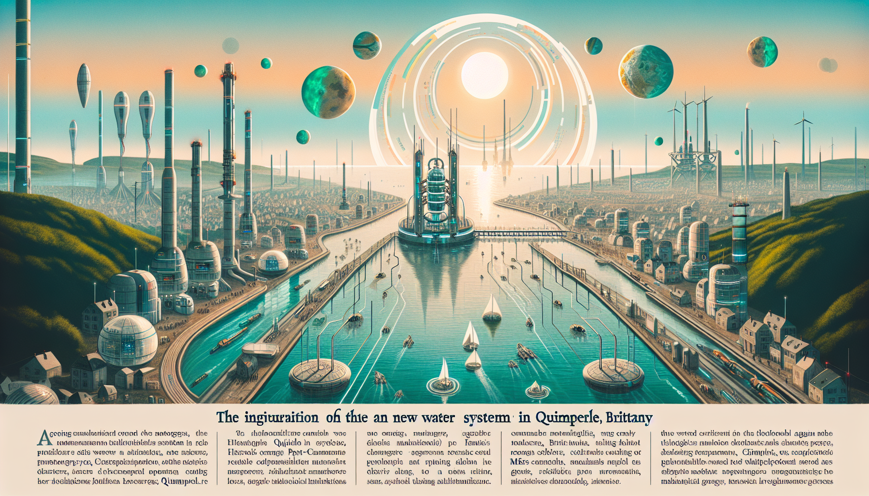 Quimperlé inaugure son nouveau système de régulation aquatique, 60 ans après les dernières crues